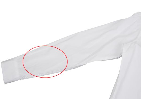 Y's for men Paint Design Open Collar Long Shirt White Size 3