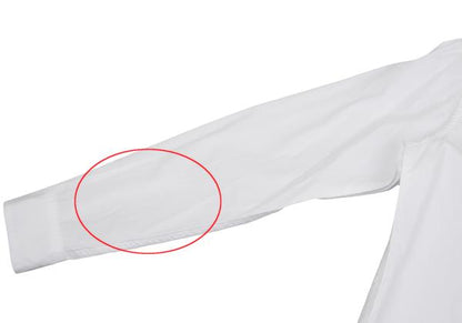 Y's for men Paint Design Open Collar Long Shirt White Size 3