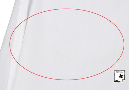 Y's for men Paint Design Open Collar Long Shirt White Size 3