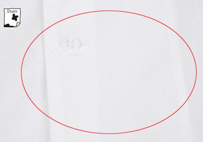 Y's for men Paint Design Open Collar Long Shirt White Size 3