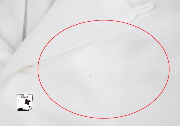 Y's for men White Cotton Double Pocket Collar Shirt Size 3