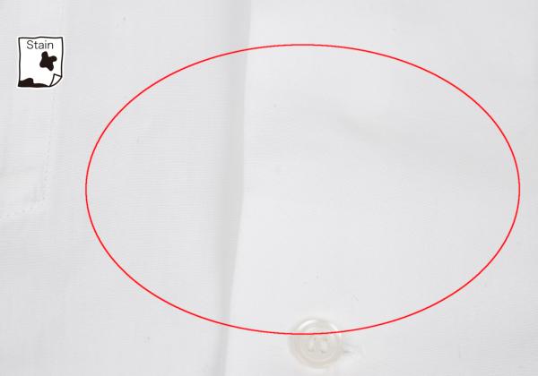 Y's for men White Cotton Double Pocket Collar Shirt Size 3