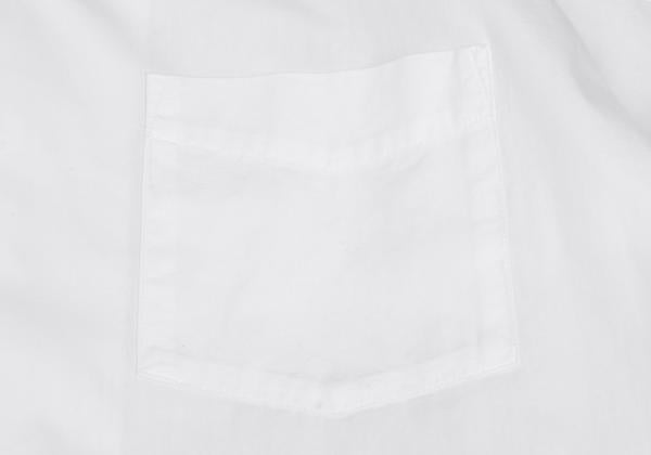 Y's for men White Cotton Double Pocket Collar Shirt Size 3