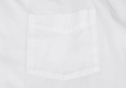 Y's for men White Cotton Double Pocket Collar Shirt Size 3