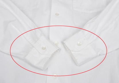 Y's for men White Cotton Double Pocket Collar Shirt Size 3