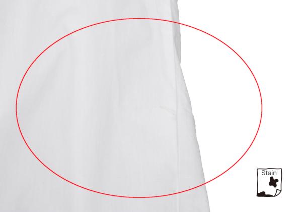 Y's for men White Cotton Double Pocket Collar Shirt Size 3