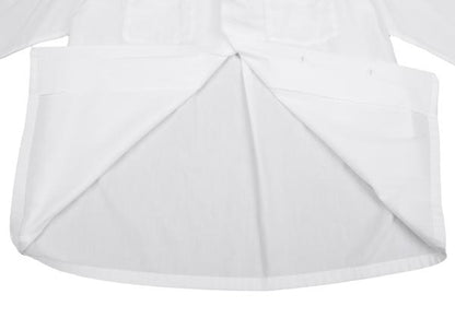 Y's for men White Cotton Double Pocket Collar Shirt Size 3