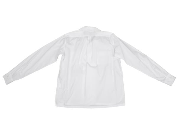 Y's for men White Cotton Double Pocket Collar Shirt Size 3