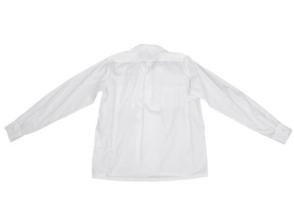 Y's for men White Cotton Double Pocket Collar Shirt Size 3
