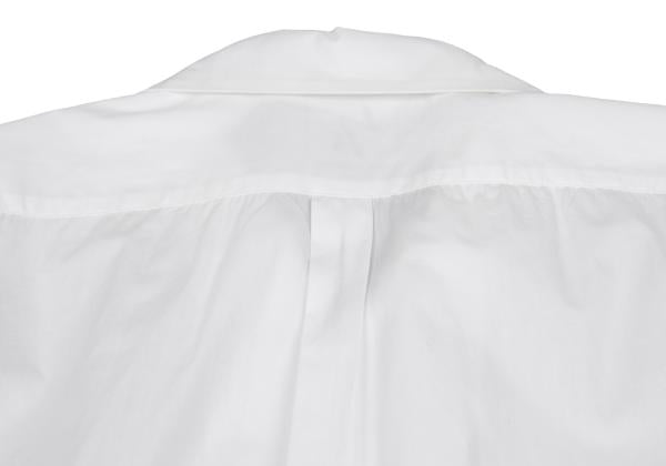 Y's for men White Cotton Double Pocket Collar Shirt Size 3