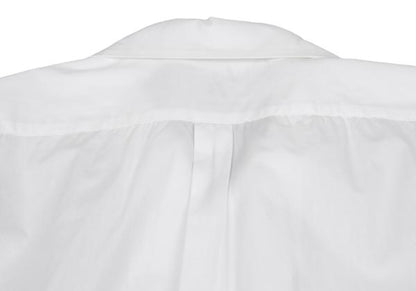 Y's for men White Cotton Double Pocket Collar Shirt Size 3