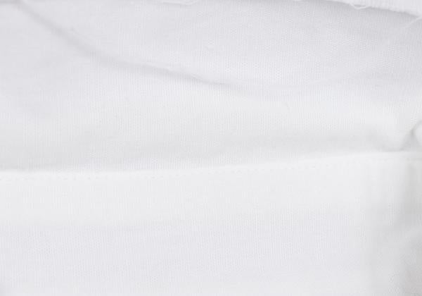 Y's for men White Cotton Raw Edge Fly Front Shirt Size 1