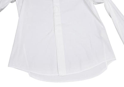 Y's for men White Cotton Raw Edge Fly Front Shirt Size 1