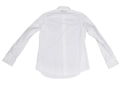 Y's for men White Cotton Raw Edge Fly Front Shirt Size 1