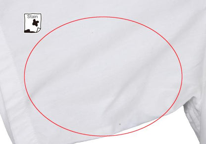 Y's for men Piping Open Collar Short Shirt White/Red Size 3