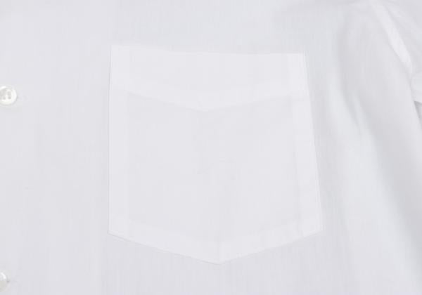Y's for men Piping Open Collar Short Shirt White/Red Size 3