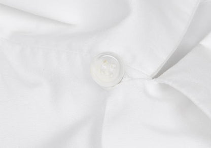 Y's for men Open Collar Short Sleeve Shirt White Size 3
