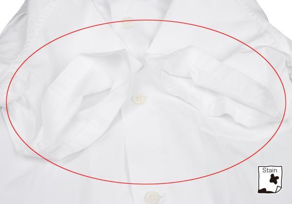 Y's for men Open Collar Short Sleeve Shirt White Size 3