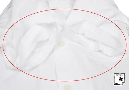 Y's for men Open Collar Short Sleeve Shirt White Size 3