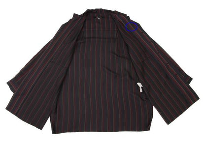 Y's for men 23AW Cupro Striped Flap Shirt Black Size 2