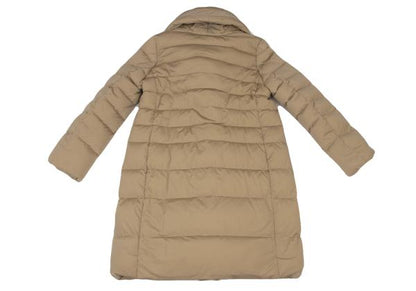 ISSEY MIYAKE HaaT Nylon Shawl Collar Down Coat Beige Size 3