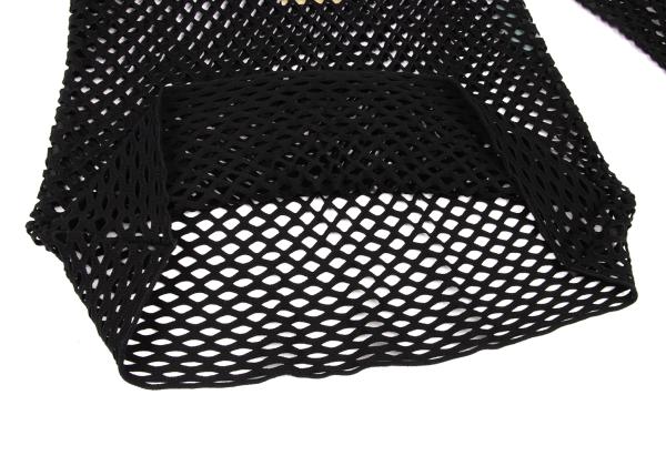 ROMEO GIGLI Black Boat Neck Mesh Long Sleeve Top Size 9T