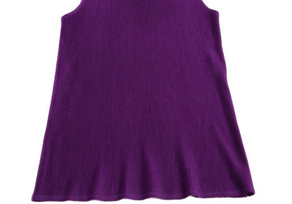 PLEATS PLEASE Mist Pleats Tank Top Purple Size 3