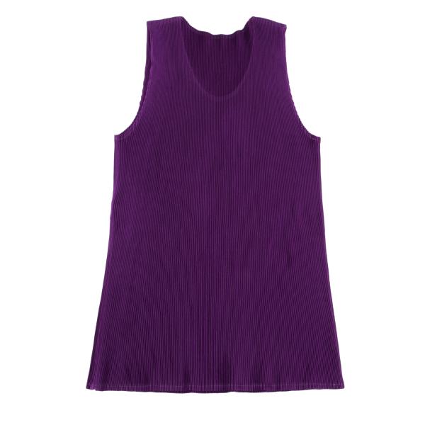 PLEATS PLEASE Mist Pleats Tank Top Purple Size 3