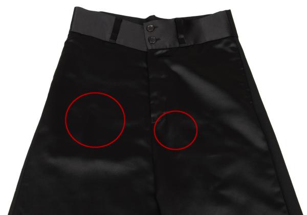 JUNYA WATANABE COMME des GARCONS Satin Pants Black Size S