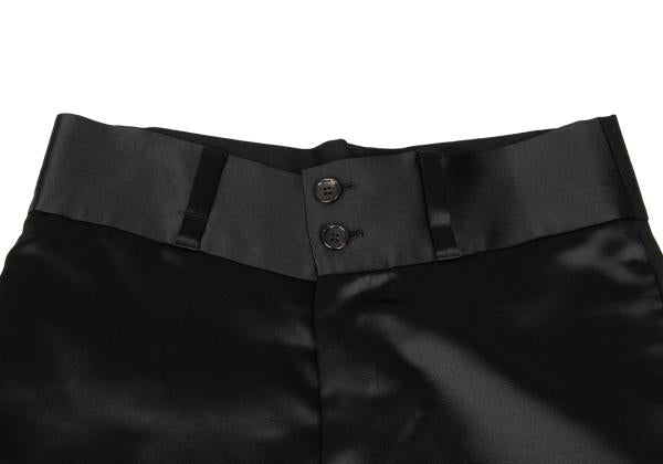 JUNYA WATANABE COMME des GARCONS Satin Pants Black Size S
