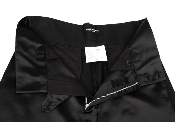 JUNYA WATANABE COMME des GARCONS Satin Pants Black Size S
