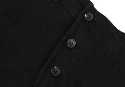 Y's Front Button Back Tuck Sweatpants Black Size 2