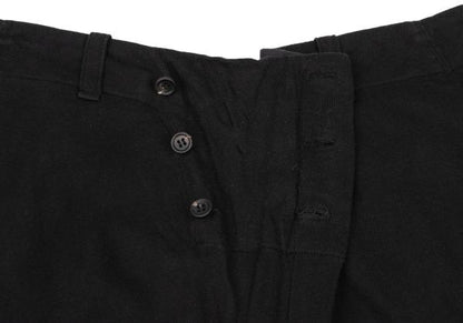 Y's Front Button Back Tuck Sweatpants Black Size 2
