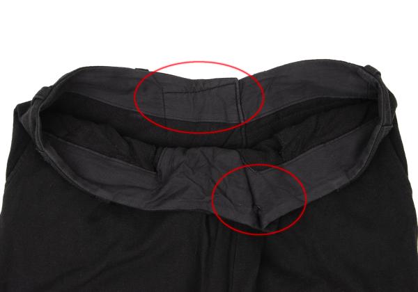 Y's Front Button Back Tuck Sweatpants Black Size 2