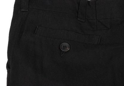 Y's Front Button Back Tuck Sweatpants Black Size 2