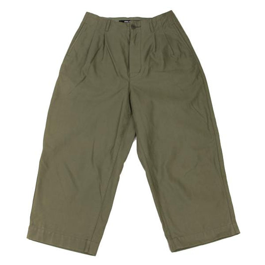 JUNYA WATANABE CDG Cotton Two-Tuck Wide Pants Khaki Size XS