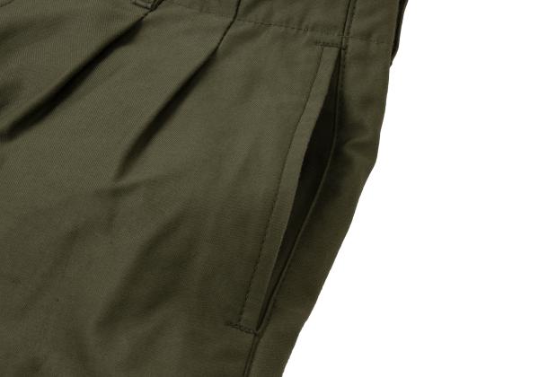 JUNYA WATANABE CDG Cotton Two-Tuck Wide Pants Khaki Size XS