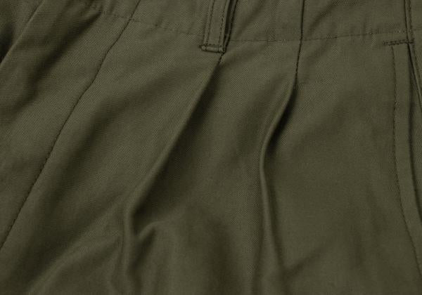 JUNYA WATANABE CDG Cotton Two-Tuck Wide Pants Khaki Size XS