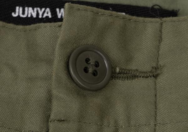 JUNYA WATANABE CDG Cotton Two-Tuck Wide Pants Khaki Size XS