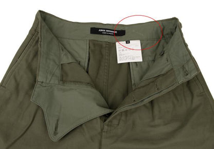 JUNYA WATANABE CDG Cotton Two-Tuck Wide Pants Khaki Size XS