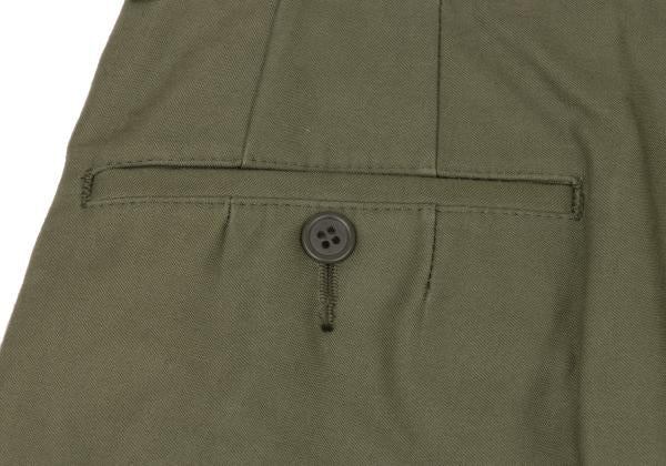 JUNYA WATANABE CDG Cotton Two-Tuck Wide Pants Khaki Size XS
