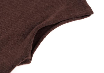 ISSEY MIYAKE HaaT Pile High-Neck Tank Top Brown Size 2