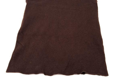 ISSEY MIYAKE HaaT Pile High-Neck Tank Top Brown Size 2