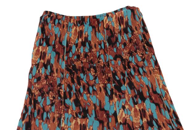 Jean Paul GAULTIER FEMME Marble Print Net Skirt Size 40