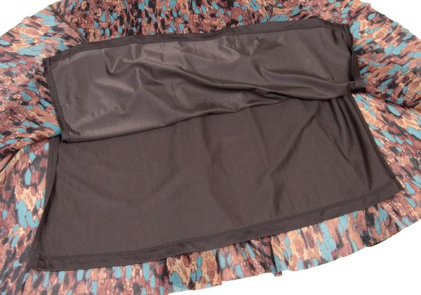 Jean Paul GAULTIER FEMME Marble Print Net Skirt Size 40