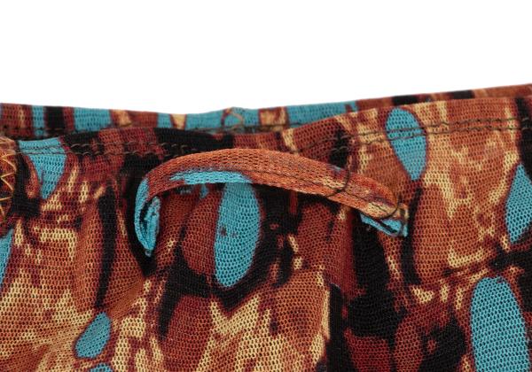 Jean Paul GAULTIER FEMME Marble Print Net Skirt Size 40