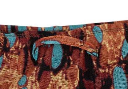 Jean Paul GAULTIER FEMME Marble Print Net Skirt Size 40