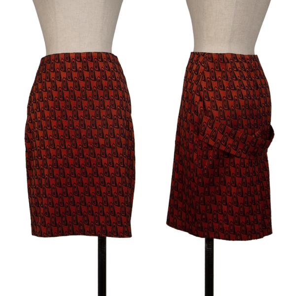 Jean Paul GAULTIER FEMME Stretch Skirt Orange Size 40
