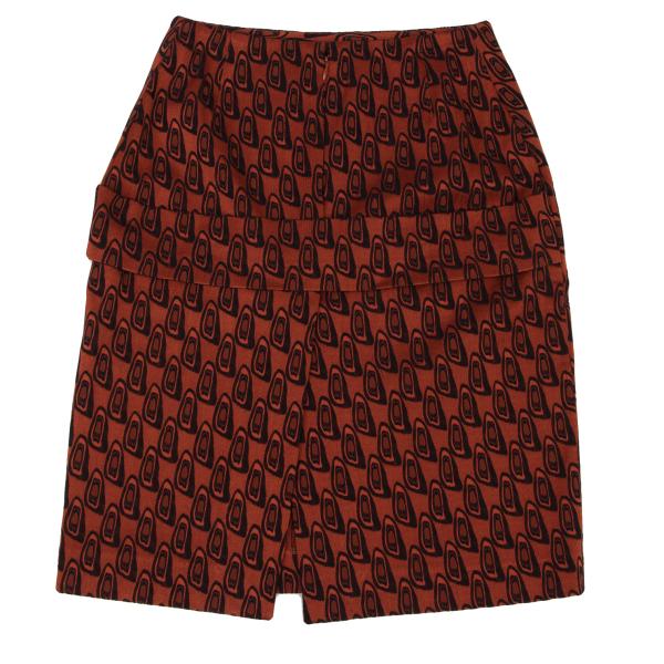 Jean Paul GAULTIER FEMME Stretch Skirt Orange Size 40