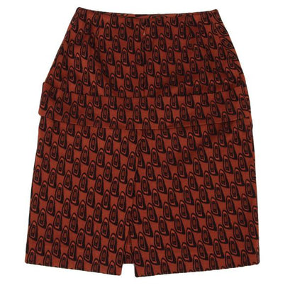 Jean Paul GAULTIER FEMME Stretch Skirt Orange Size 40